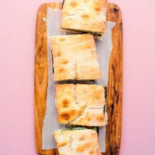 Pressed Eggplant Sandwiches With Pesto