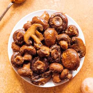 Garlic Butter Miso Mushrooms
