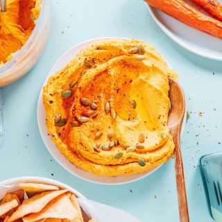 Smoky Roasted Carrot Hummus Recipe