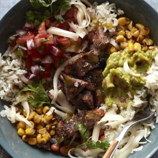Flank Steak Burrito Bowls
