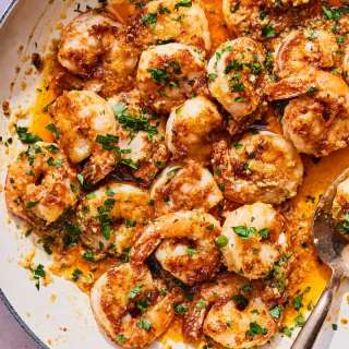 Hawaiian Garlic Shrimp