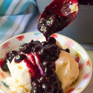 Warm Blueberry Sauce
