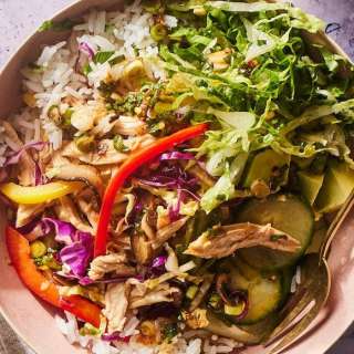 Ginger Scallion Chicken Bowls