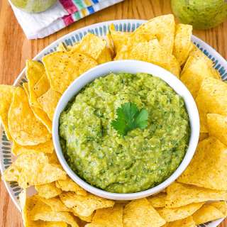 Tomatillo Salsa Verde Recipe with Avocado