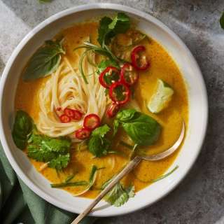Curry Coconut Noodle Soup
