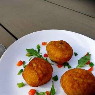 Salt Fish Cakes and Marie Rose Sauce