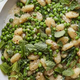 Spring Gnocchi with Peas and Asparagus