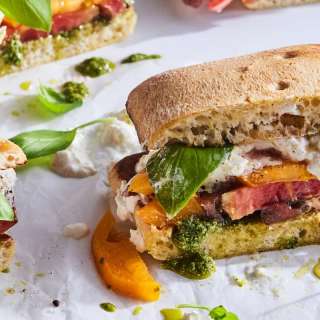 Burrata Caprese Sandwich