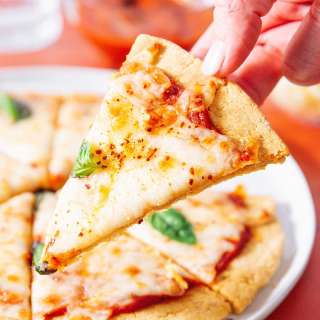 5-Ingredient Chickpea Pizza Crust