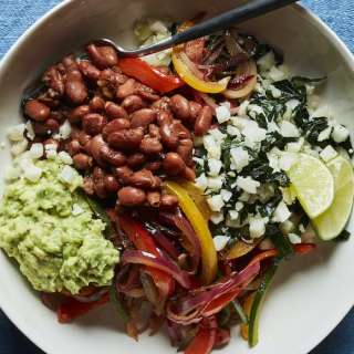 Rajas Veggie Fajita Bowls