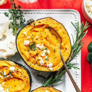 Roasted Acorn Squash Soup Recipe