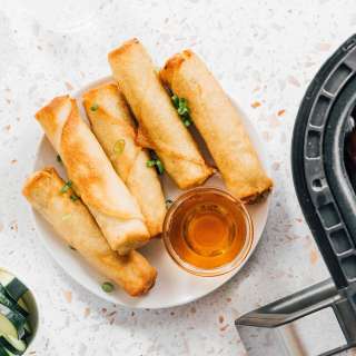 Crispiest Air Fryer Frozen Spring Rolls