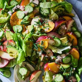 Avocado Peach Salad