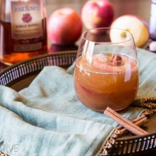 Bourbon Cocktail with Apple and Cinnamon
