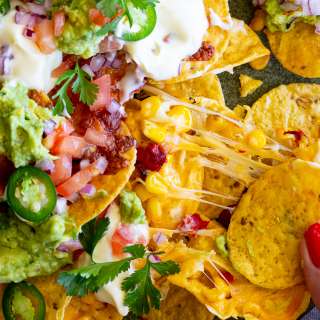 Easy Air Fryer Nachos