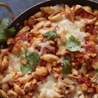 Chicken Enchilada Pasta Bake