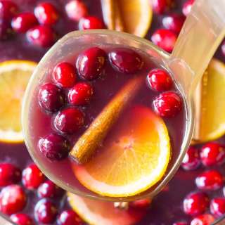 Holiday Wine Punch Cocktails