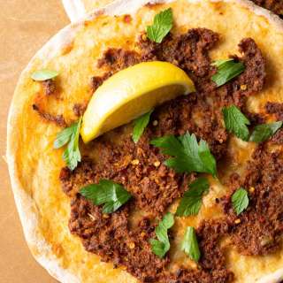 Lahmacun Turkish Pizza (Armenian Lahmajun)