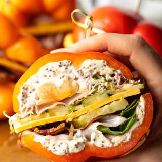 Low Carb Bell Pepper Sandwich Recipe