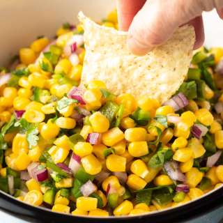 Chipotle Corn Salsa Recipe with Roasted Chili