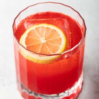 Sloe Gin Fizz Cocktail