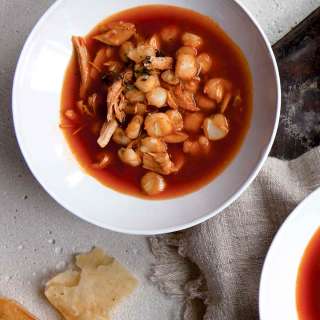 Red Chicken Posole