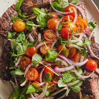 Father's Day Dinner: Grilled Skirt Steak with Tomato Salad