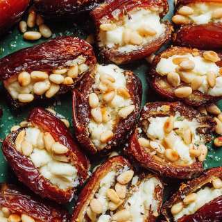 3-Ingredient Goat Cheese Stuffed Dates