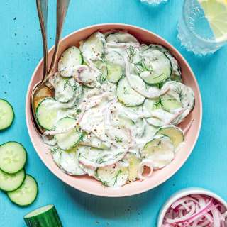Creamy Cucumber Tzatziki Salad