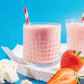Hidden Cauliflower Smoothie (With Strawberry And Banana)