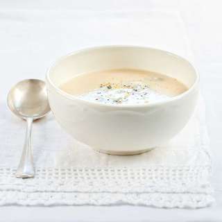 Cauliflower and Blue Cheese Soup