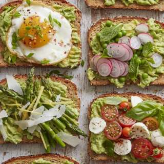Spring Avocado Toast (4 ways)