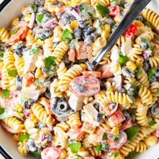 Creamy Southwest Ranch Pasta Salad Recipe