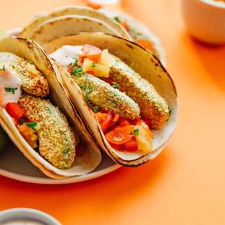 Crispy Baked Avocado Tacos