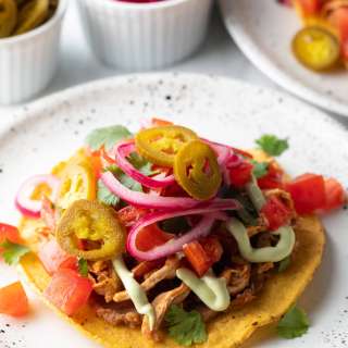 Tostadas de Tinga (Chicken Tostadas)