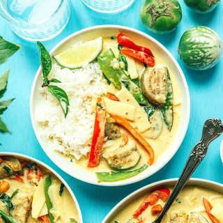 30-Minute Thai Eggplant Green Curry
