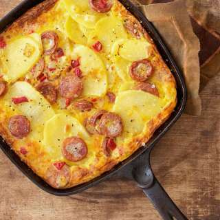 Portuguese Sausage Frittata