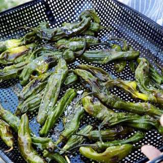 Grilled Shishito Peppers
