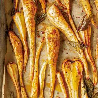 Maple Roasted Parsnips