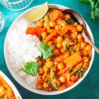 Thai-Style Curried Chickpeas
