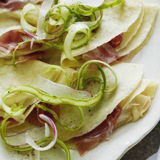 Ham and Cheese Crepes