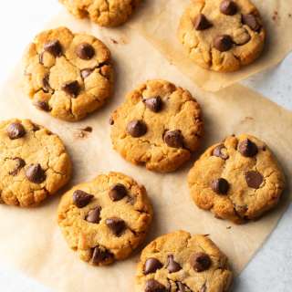 Air Fryer Cookies (Peanut Butter Chocolate Chip Cookies)