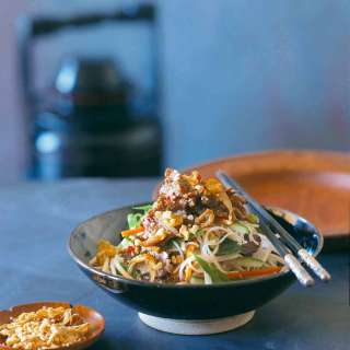 Vietnamese Beef and Rice Noodle Salad