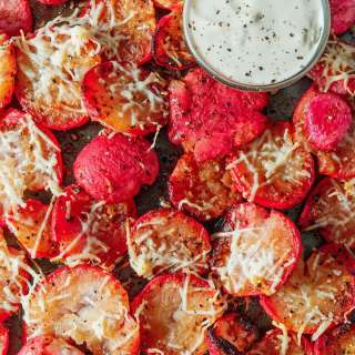 Smashed Radishes With Lemon Pepper Seasoning