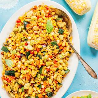 Easiest Corn Succotash