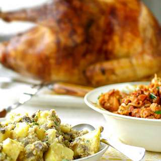 Portuguese Turkey with Two Stuffings