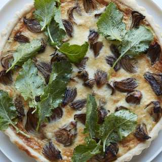 Shallot and Bacon Tart
