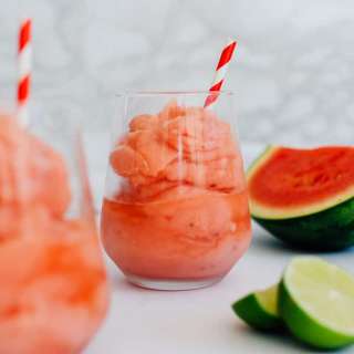 Frozen Watermelon Daiquiri (4 Ingredients)