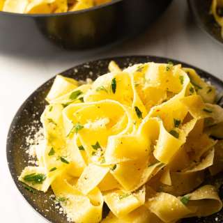Garlic Butter Noodles Recipe + VIDEO