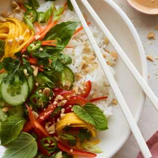 Veggie Spring Roll Bowl
